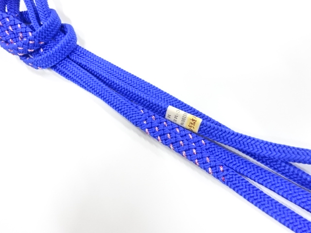 未使用品　正絹　手組帯締め